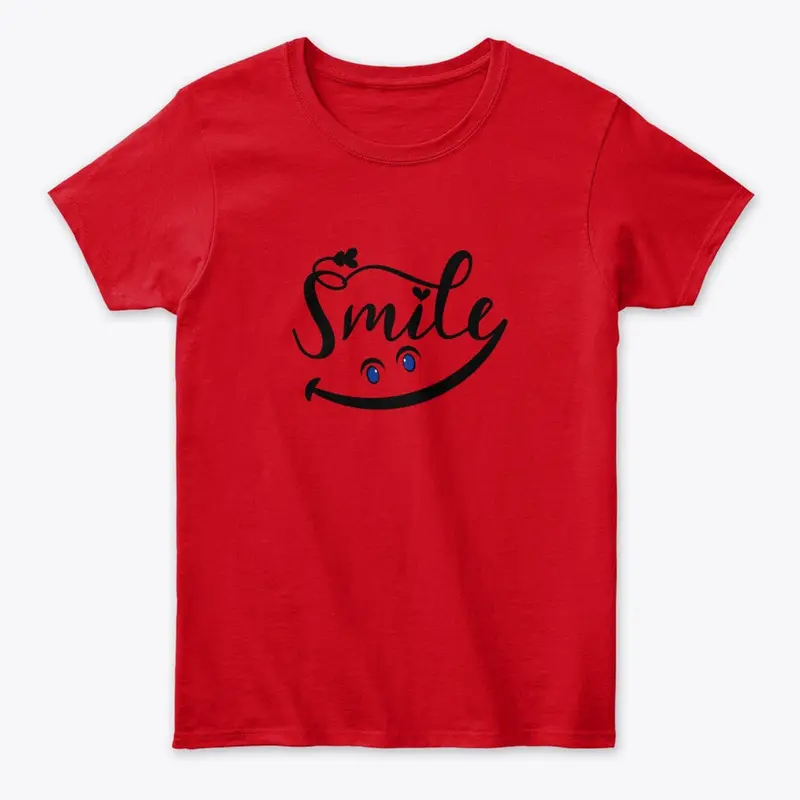 Designing the word smile