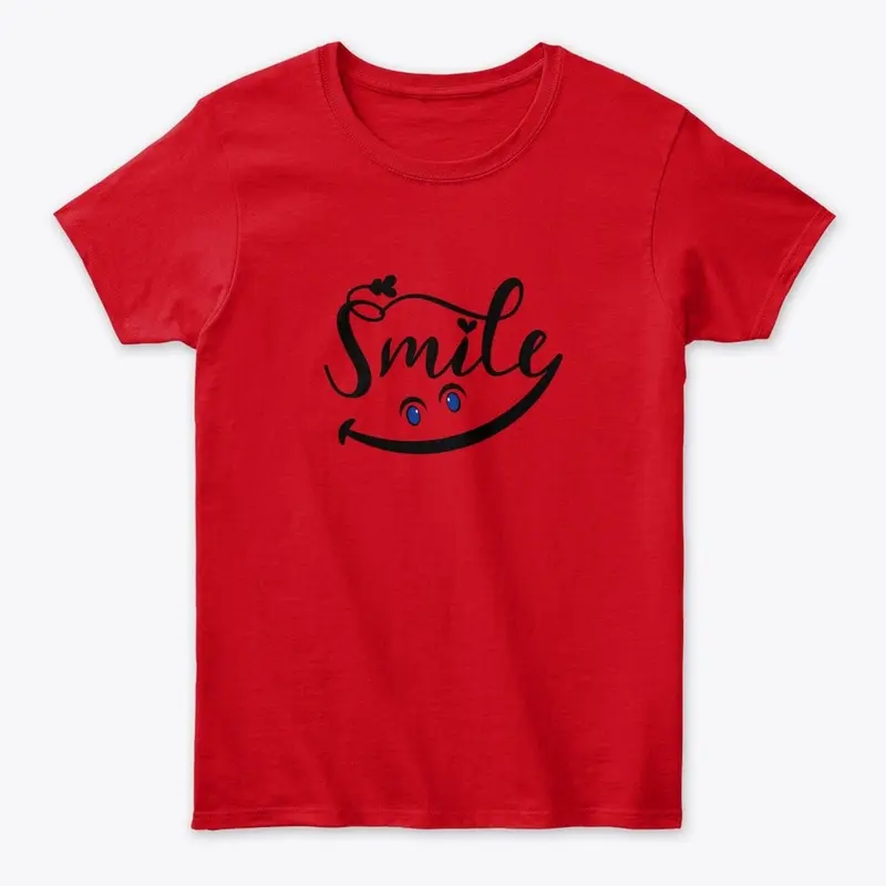 Designing the word smile