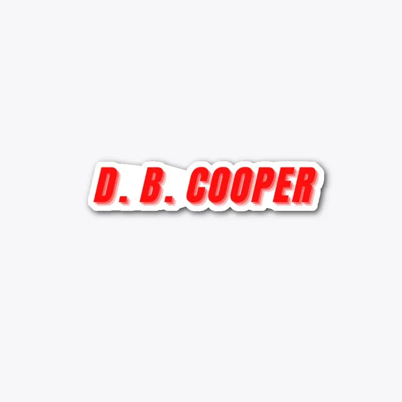 D.B. Cooper great t-shirt design  